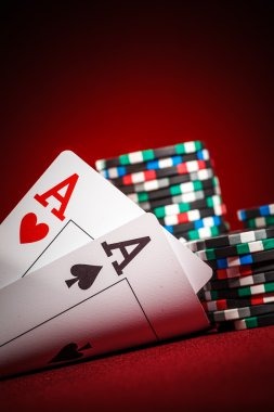 Blackjack table interface showing bet placement and dealer hand